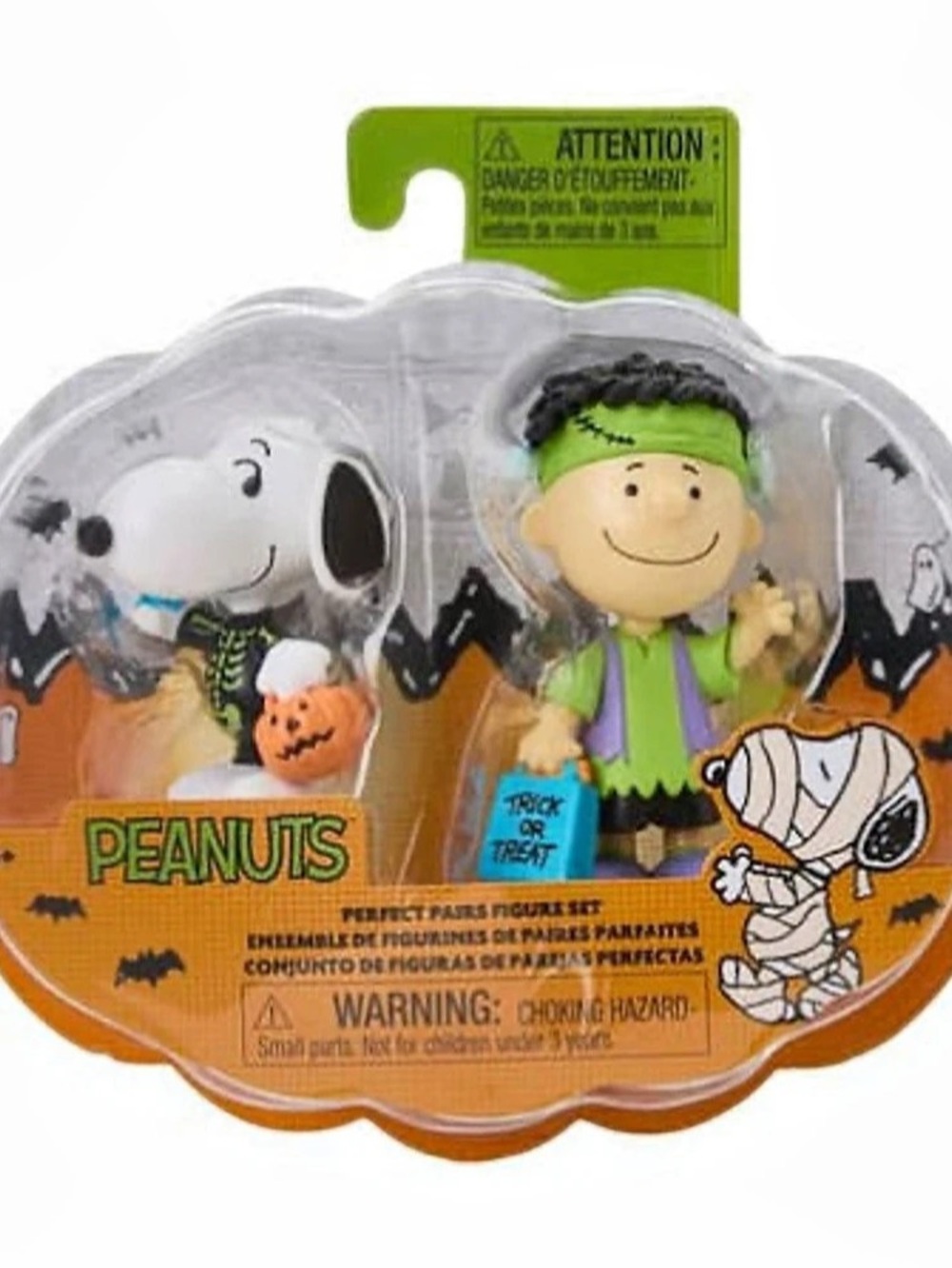 Peanuts Perfect Pairs Halloween Figure Set Snoopy & Linus